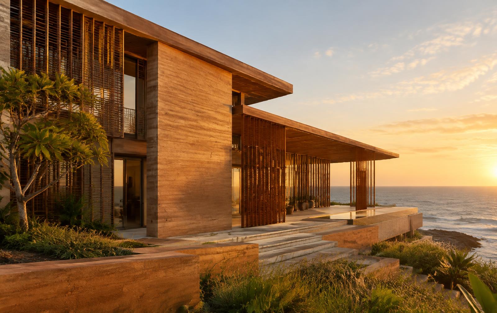 Mood: contemporary oceanfront architecture